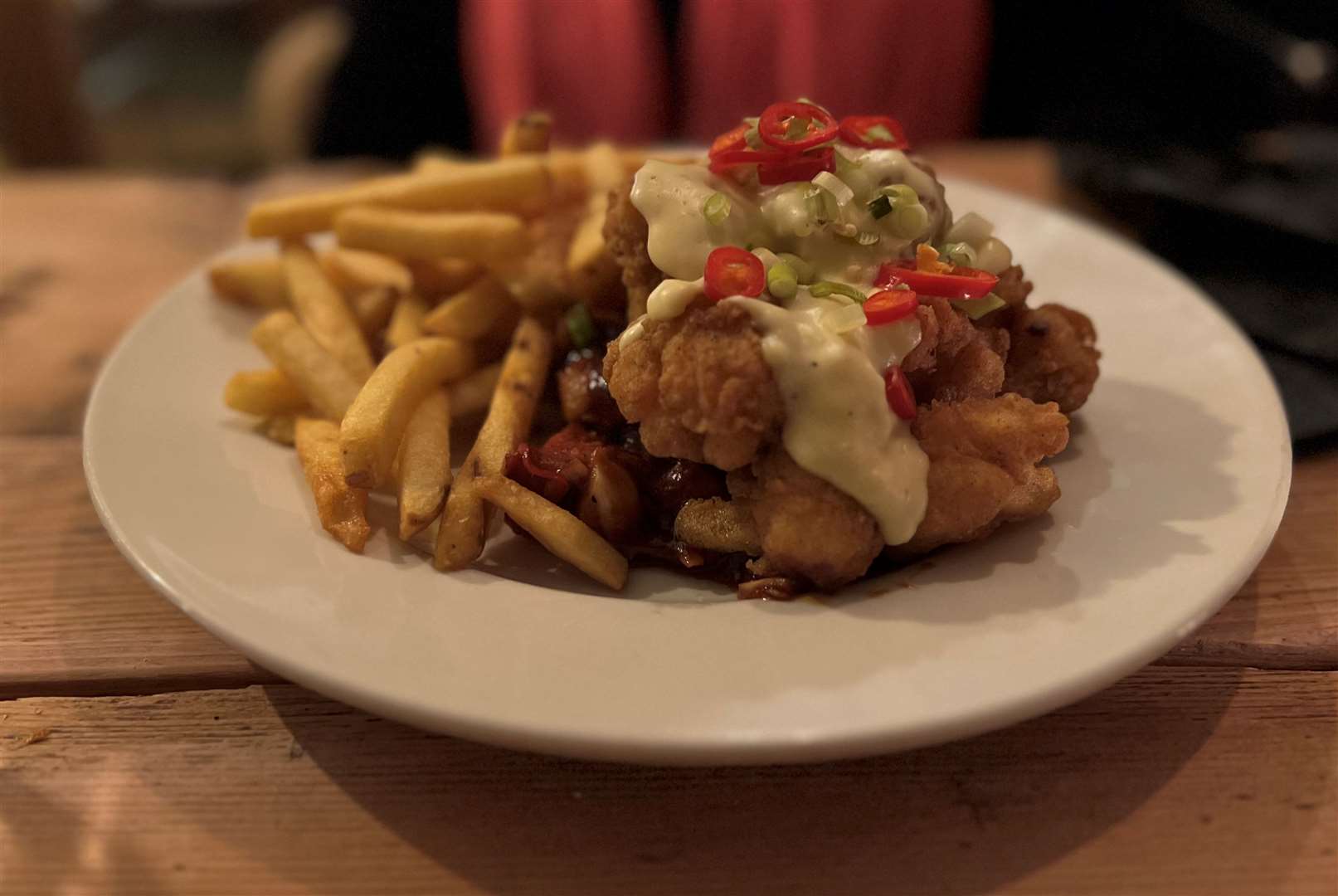 The buffalo cauli stack was a treat to behold (and eat)