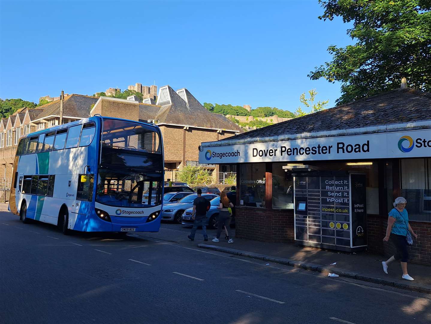 Buses and bicycles will be able to travel in both directions in Pencester Road for the first time