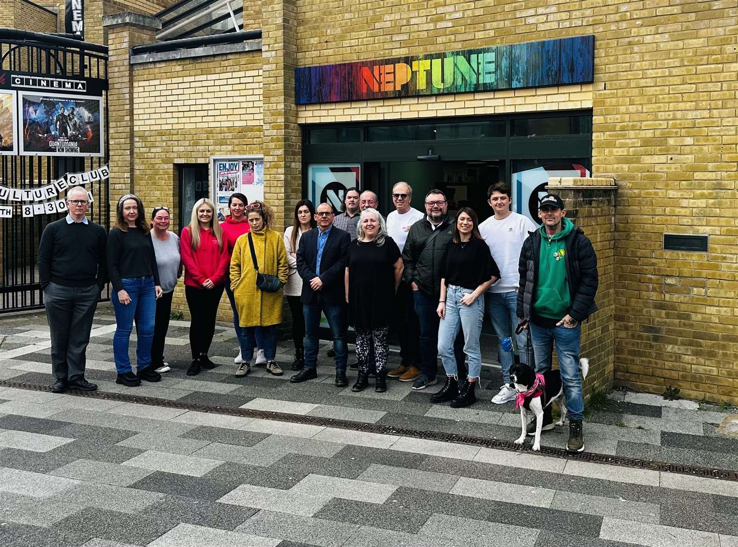 Businesses outside the Neptune Co-Working Hub in Herne Bay. Picture: Jade Howard