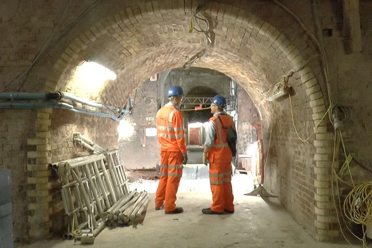 Many of the Victorian archways have been preserved