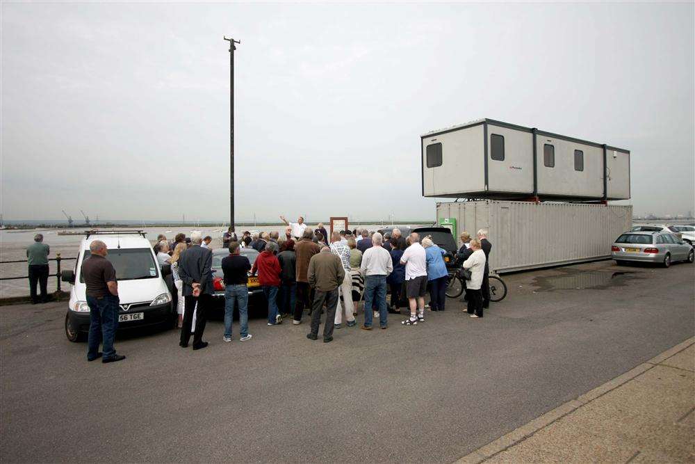 Queenborough Harbour Trust's office, Crundells Wharf, Queenborough