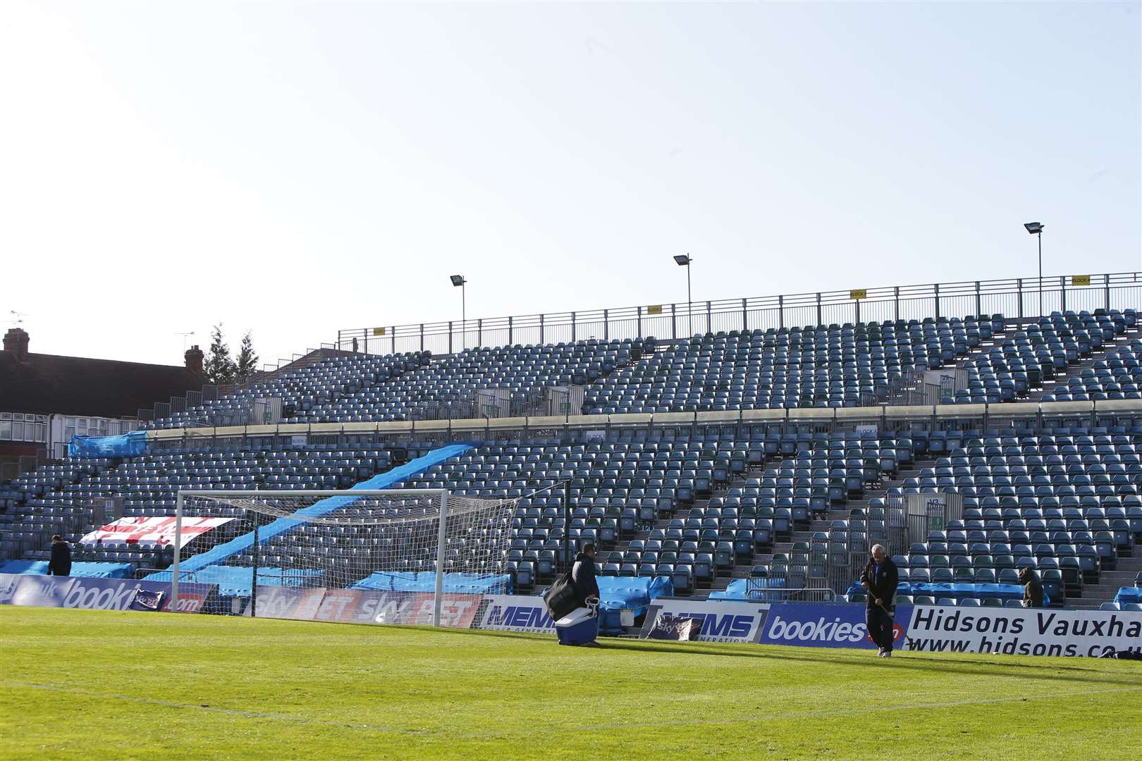 Sheffield Wednesday supporters will occupy the Town End (pictured) and a section of the Gordon Road Stand Picture: Andy Jones