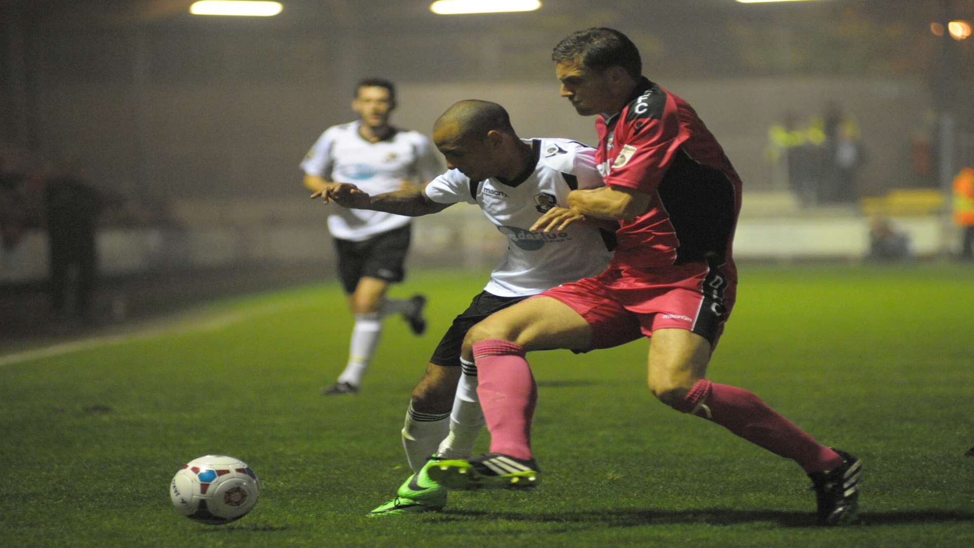 Tom Bonner playing for Dover against Dartford earlier this season Picture: Steve Crispe