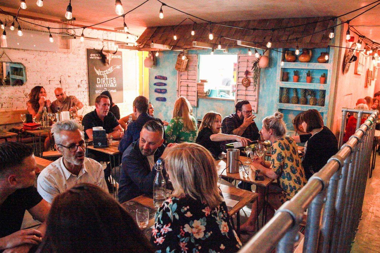 Inside the new restaurant. Picture: Martin Smith (2694961)