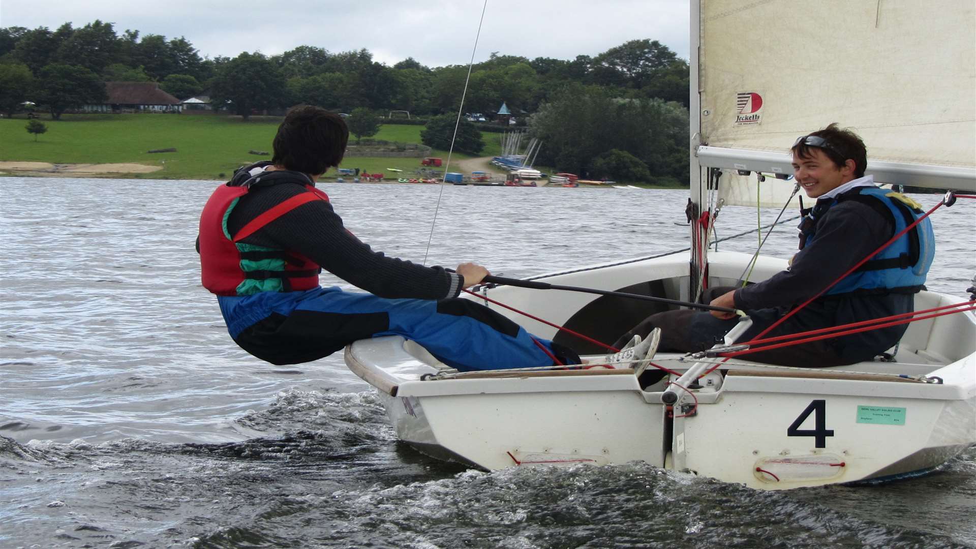 Giving it a go at Bewl Water, near Lamberhurst