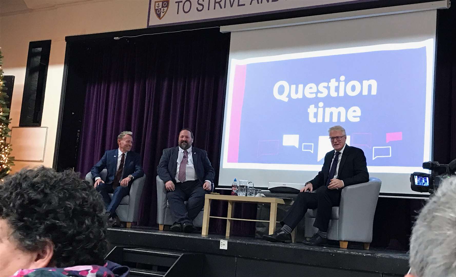 Richard Hicks, Cllr Vince Maple and Rob Smith at the Medway Matters event