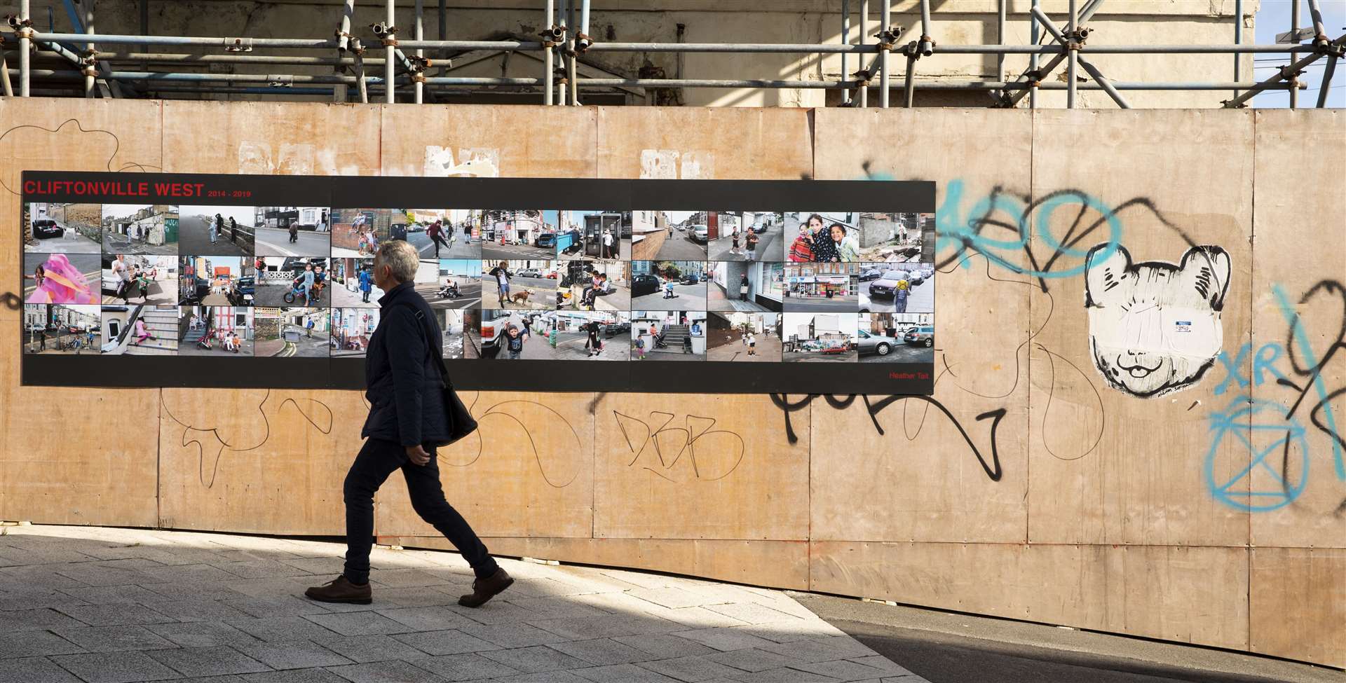 Heather Tait's work on display during the Margate NOW celebrations. Photograph by David Levene. (19459002)