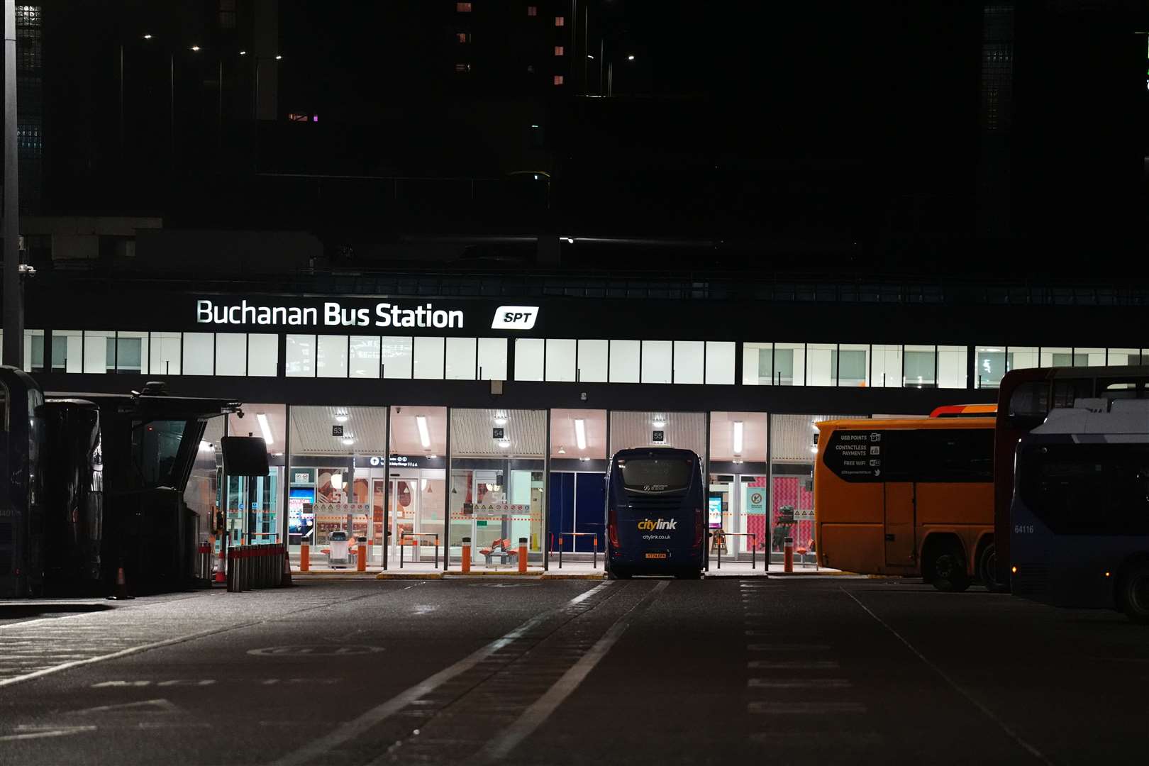 Buchanan Bus Station in Glasgow city centre (Andrew Milligan/PA)