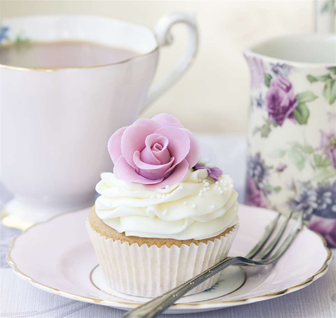 Why not join Maidstone council and the Mayor of Maidstone for a royal afternoon tea? Stock image