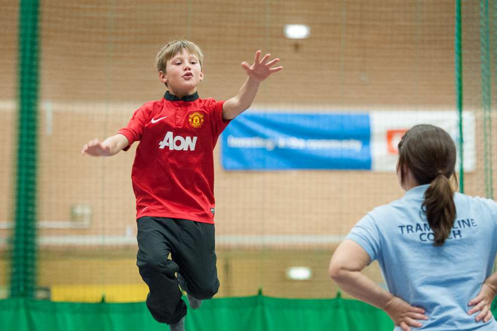 Bouncing fun on the Discovery Day