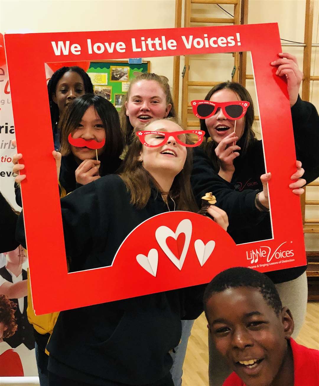 Little Voices pupils celebrate the class' sixth birthday. From left: Teni, Lana, Nicole, Freya, Jess, Khamani (29220479)