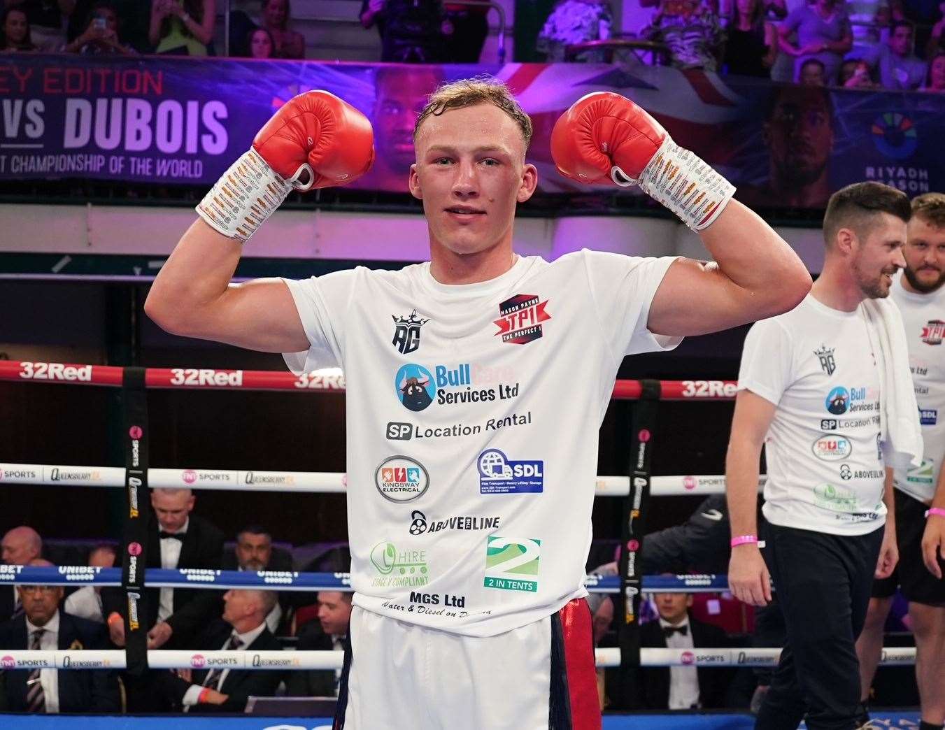 Victory for Maidstone boxer Mason Payne on his pro debut against John Mosquera. Picture: Stephen Dunkley / Queensberry Promotions