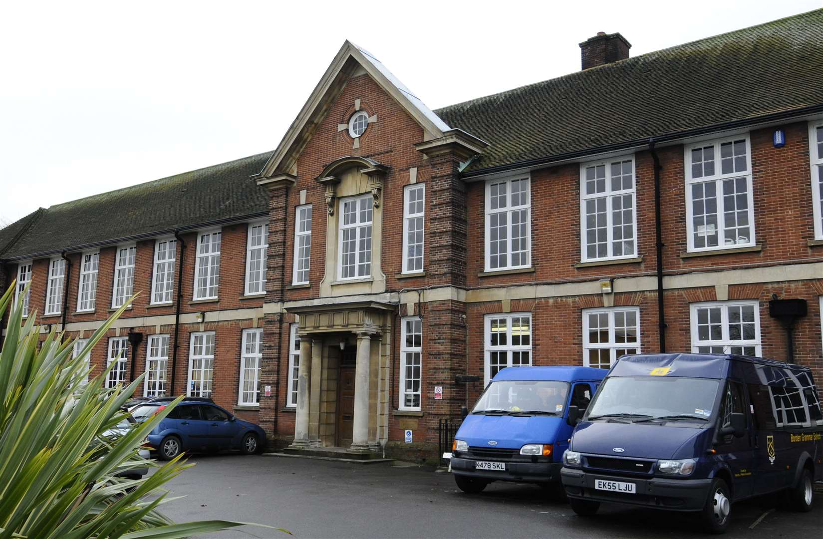 Borden Grammar School in Avenue of Remembrance, Sittingbourne. Stock picture