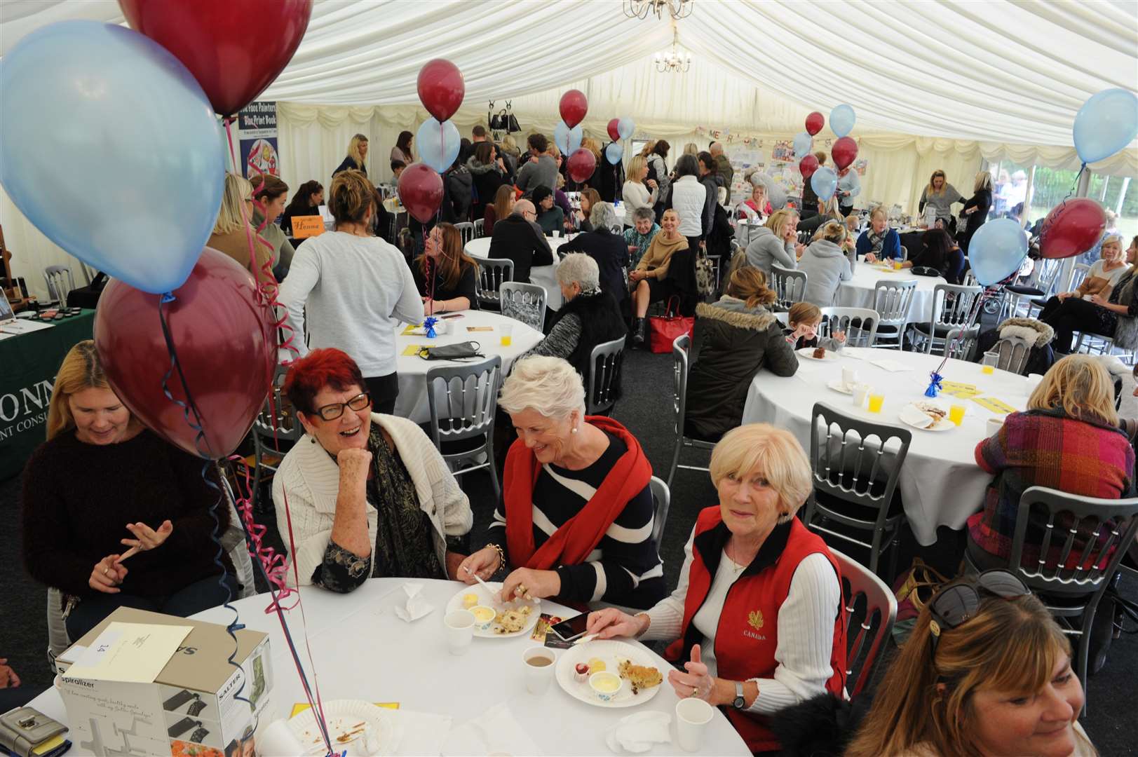 Nurstead Court, Nurstead Court Lane, Meopham: A good turnout for a coffee morning to raise money for Jack Howard