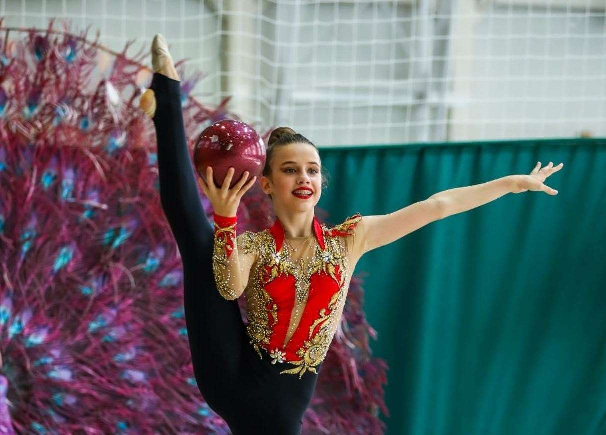 Sasha Ghosh competed internationally in gymnastics. Picture: Arin Ghosh