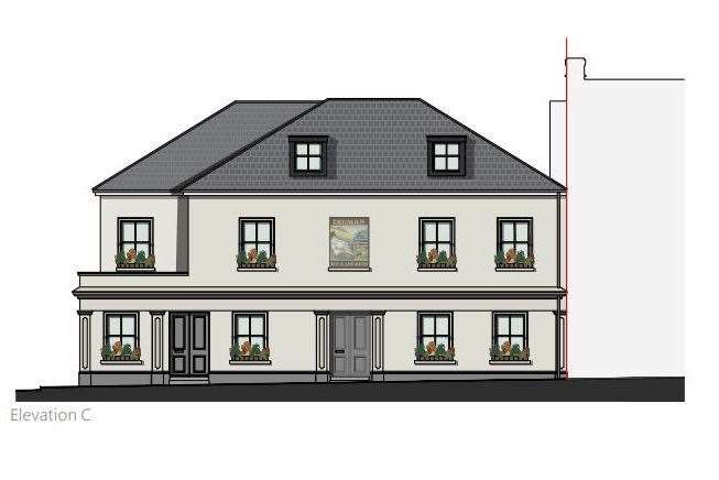 An architect's impression showing how Hen and Chicks could look. Photo: Gill Sterling/ Medway Council planning