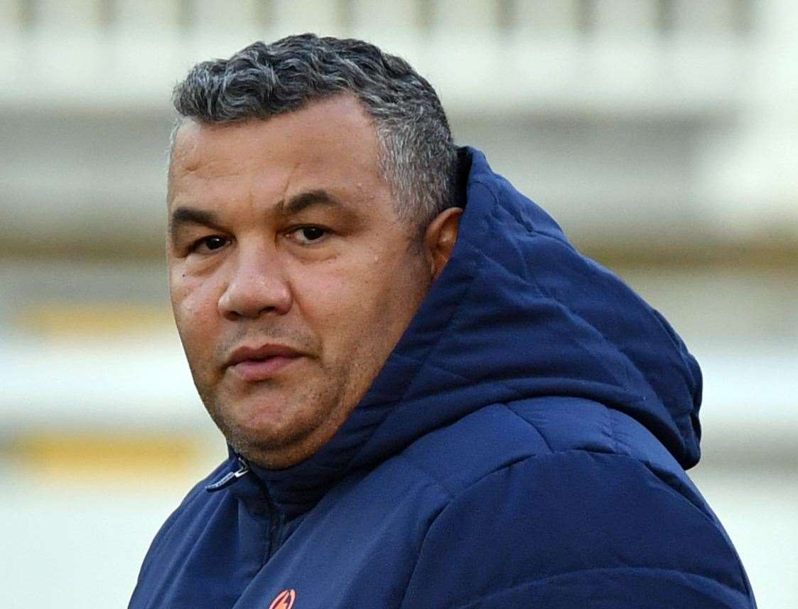 Maidstone United manager Hakan Hayrettin Picture: Keith Gillard