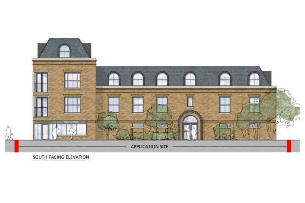 How the flats and micropub might look on the site of the former Old House at Home pub in Sheerness. Picture: SBC