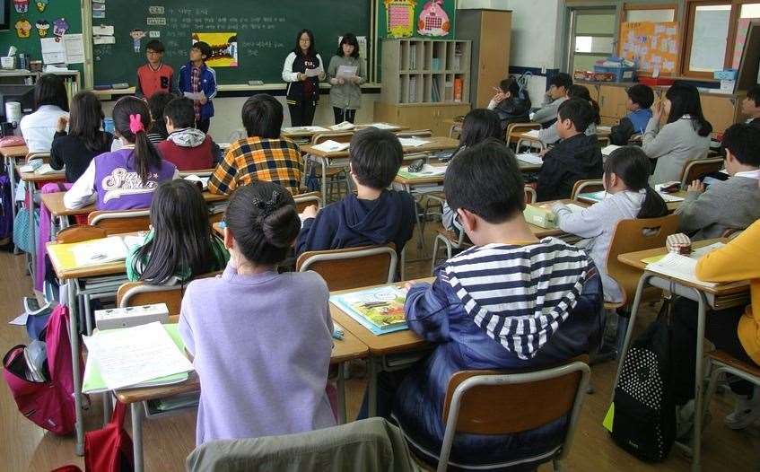 School classroom. Stock image