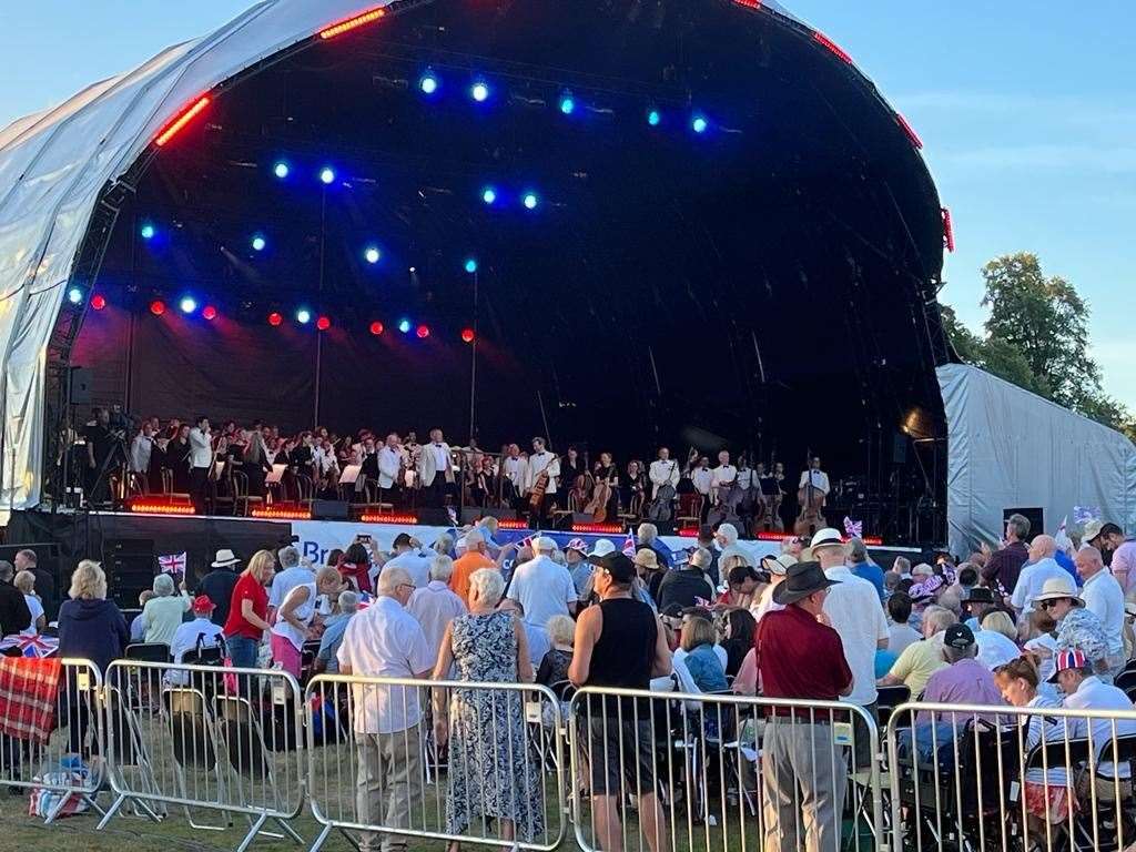 The Leeds Castle Concert last night