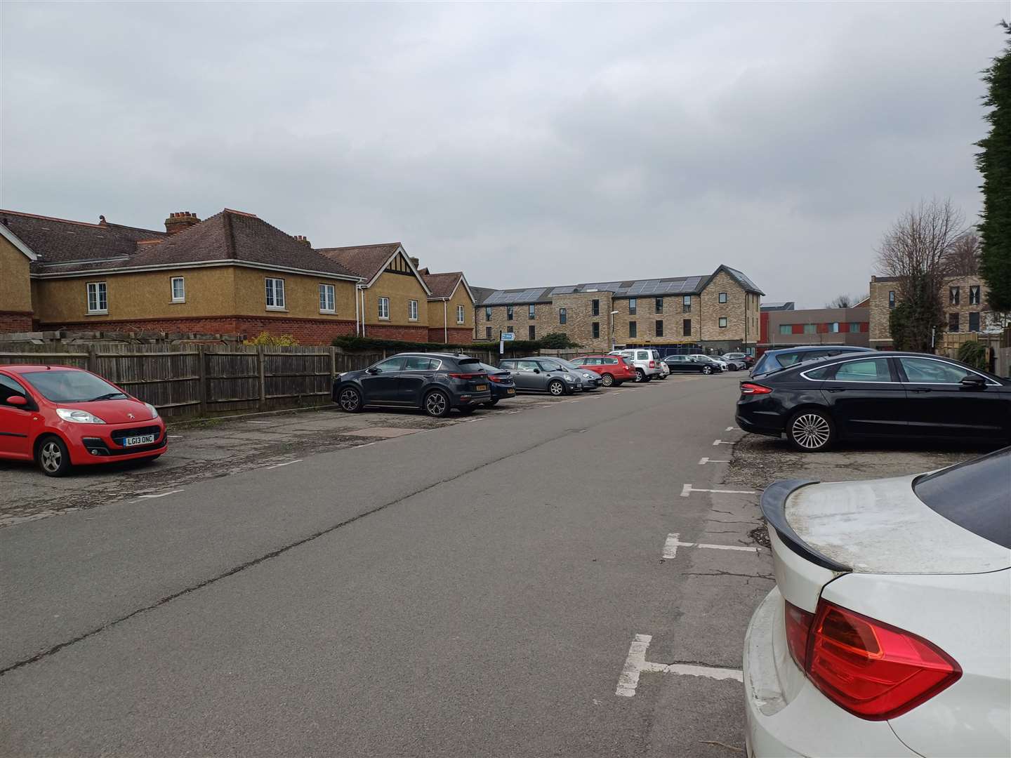 Yew Tree Road Car Park in Southborough near Tunbridge Wells