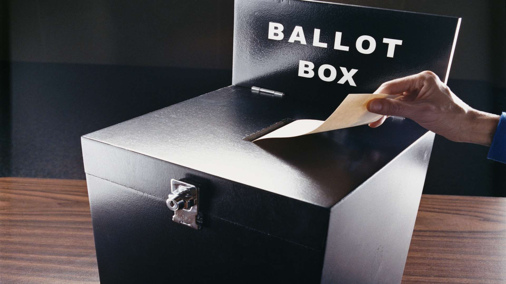 Ballot box. Stock pic