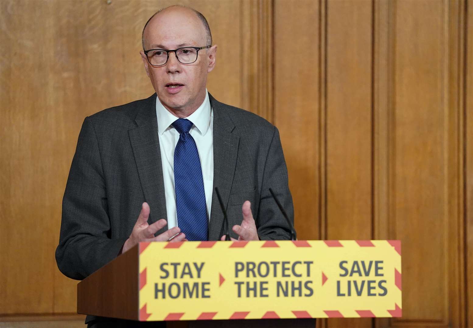 NHS medical director Professor Stephen Powis (Pippa Fowles/10 Downing Street/Crown Copyright)