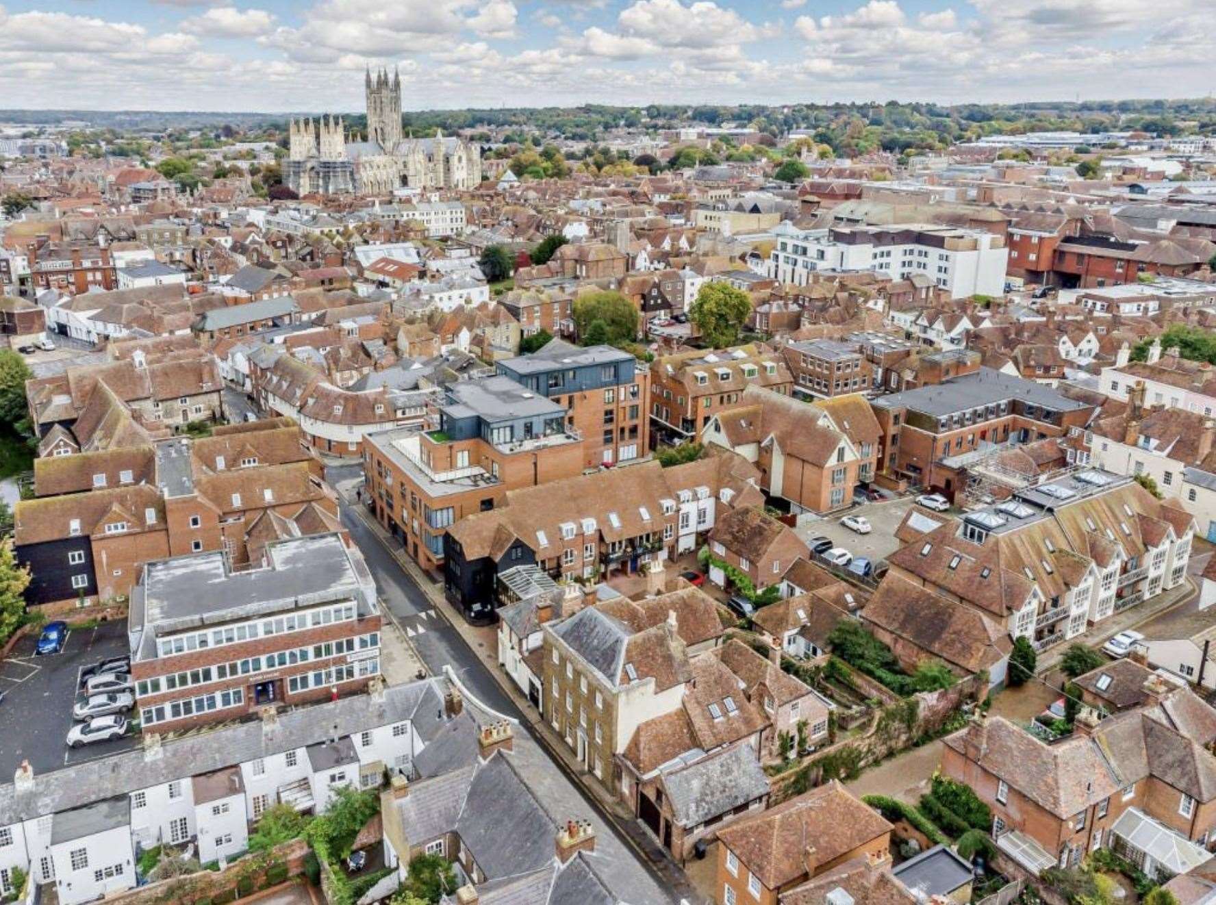 Errol House is tucked away in the heart of Canterbury. Picture: Strutt & Parker