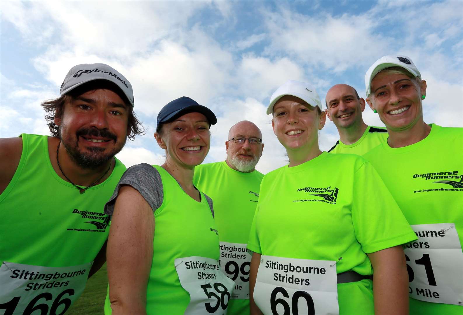 Members of the Beginners2Runners club Picture: Phil Lee