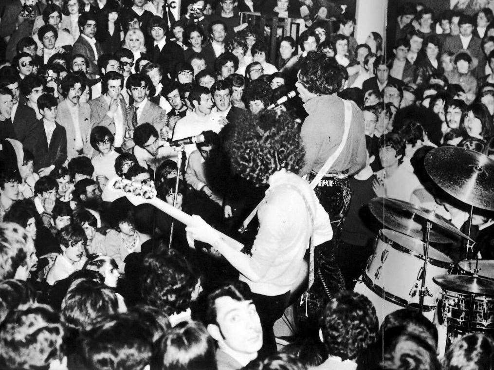 Folkestone resident Noel Redding and Jimi Hendrix in their heyday. Picture: John Sims