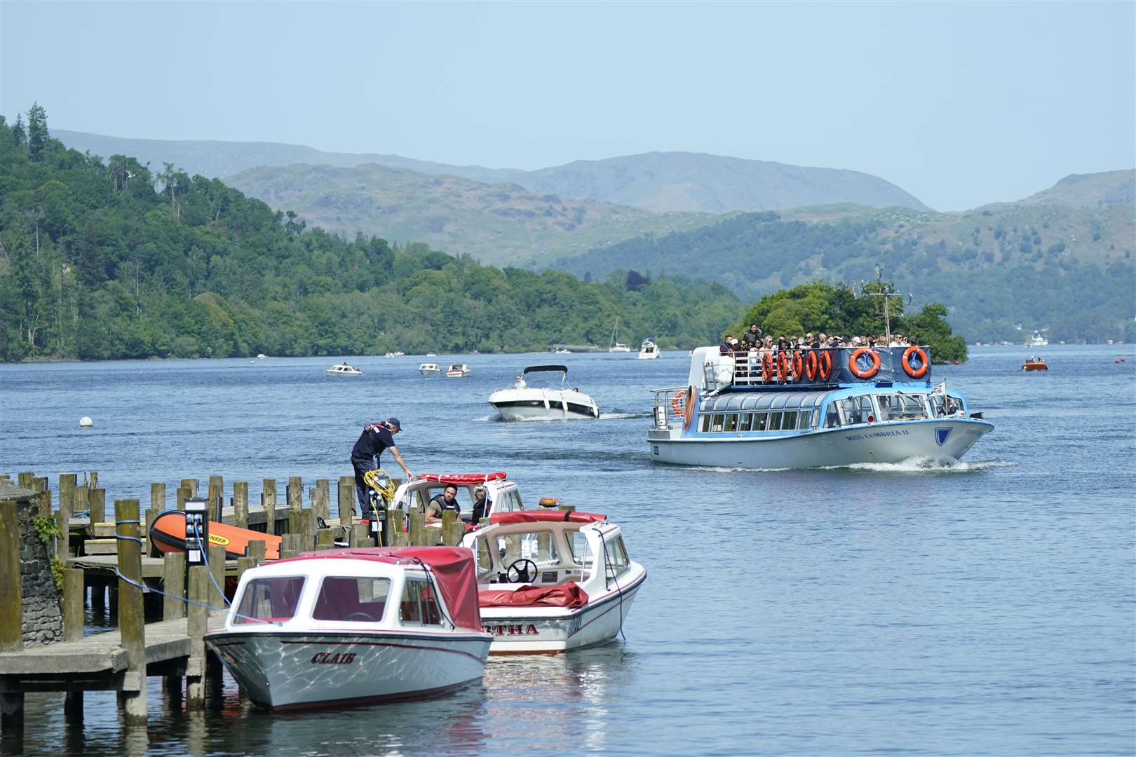 United Utilities has said spills into Windermere were down to an ‘engineering issue’ (Danny Lawson/PA)