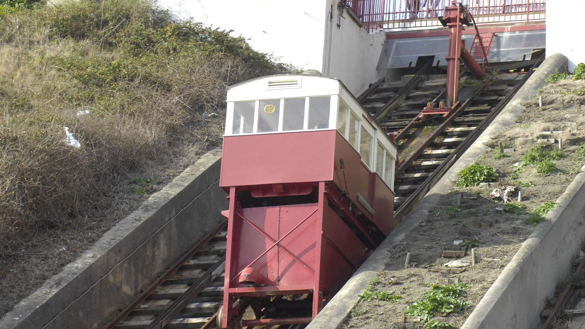 The Leas Lift in Folkestone has been rebuilt in Lego