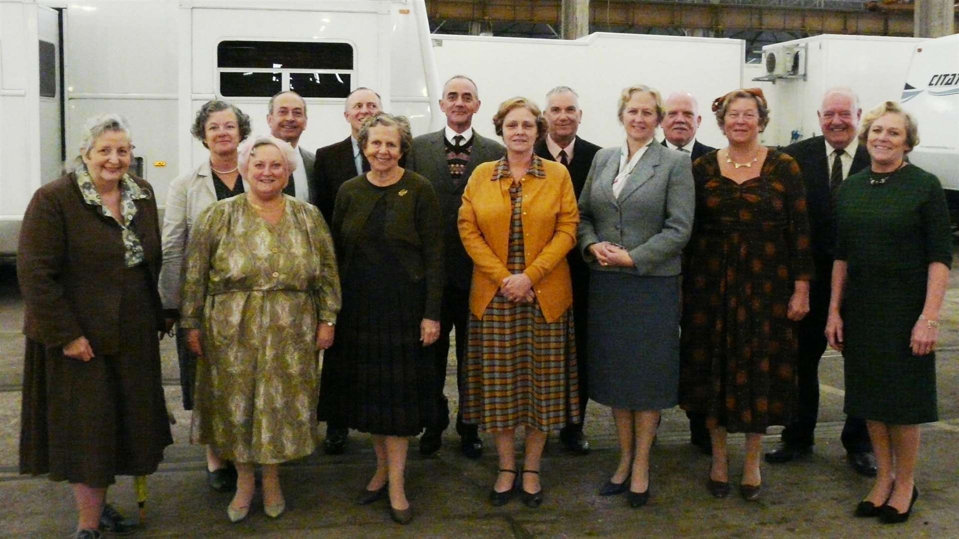 The Maidstone Singers in costume for their appearance on the BBC's Call the Midwife