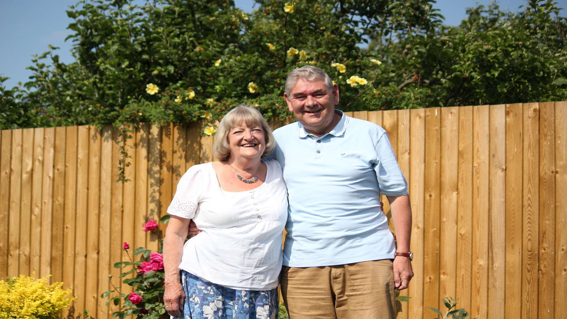 Irene Elliott and her partner Tony Reed