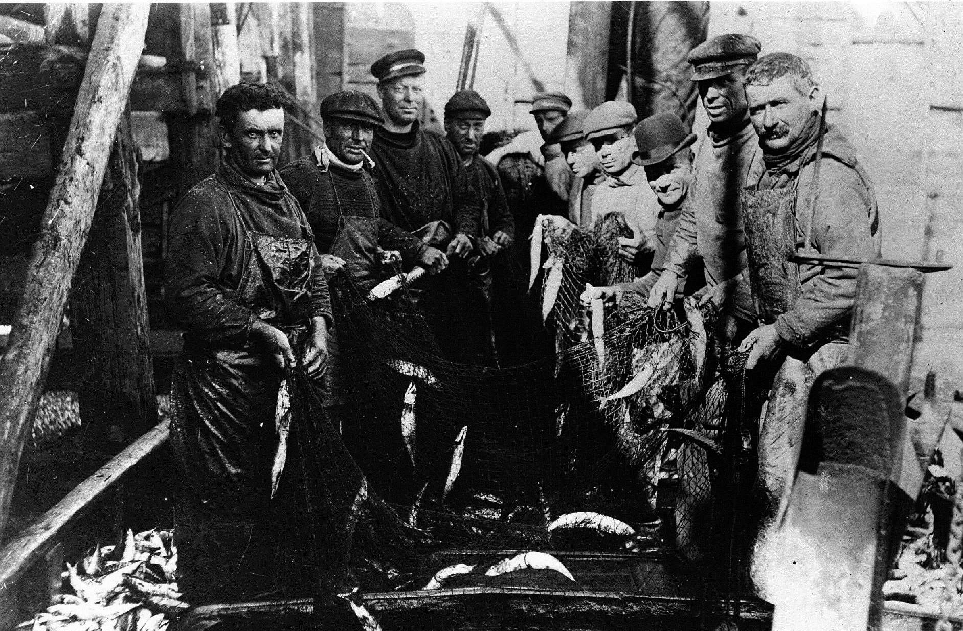 Image taken from Alan Taylor's Folkestone's Fishing Industry Past & Present, which reveals some of the county's fishing heritage