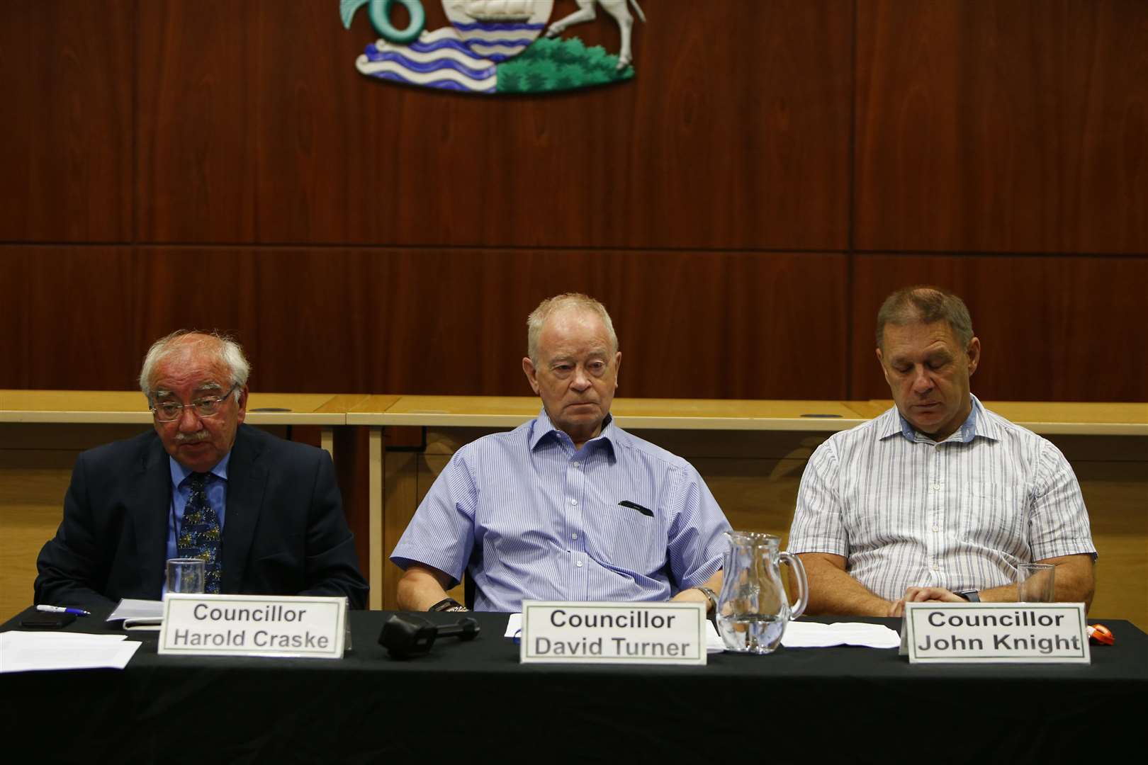 Gravesham council leader Cllr David Turner, centre, formed the Gravesham Independent Conservatives after leaving the local Tory party in August. Picture: Andy Jones