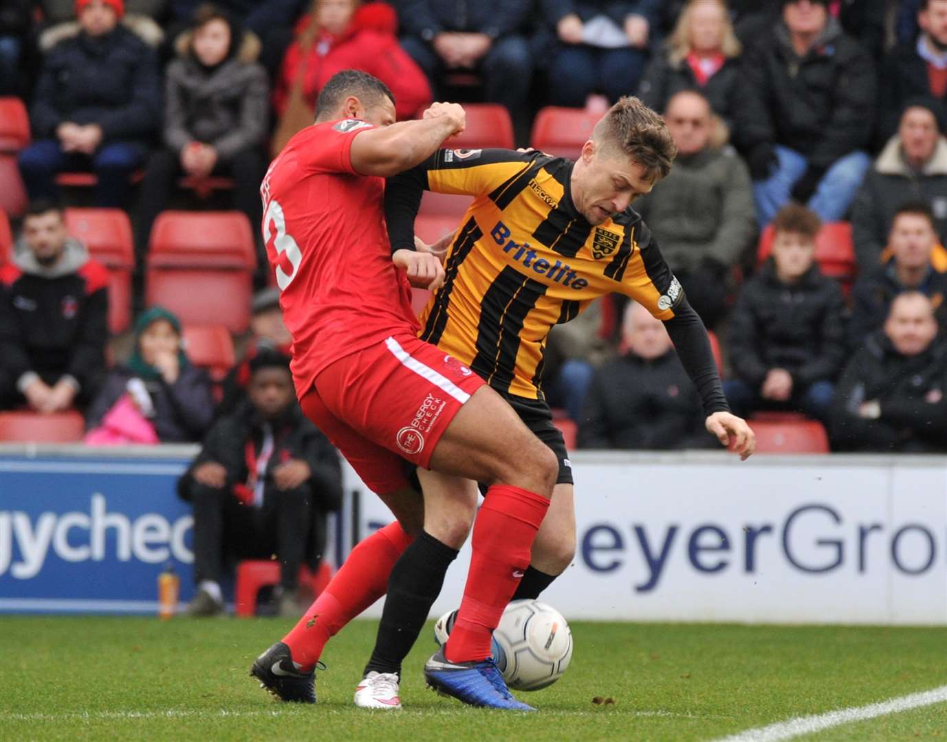 Jake Robinson scored once in 11 appearances for Maidstone Picture: Steve Terrell