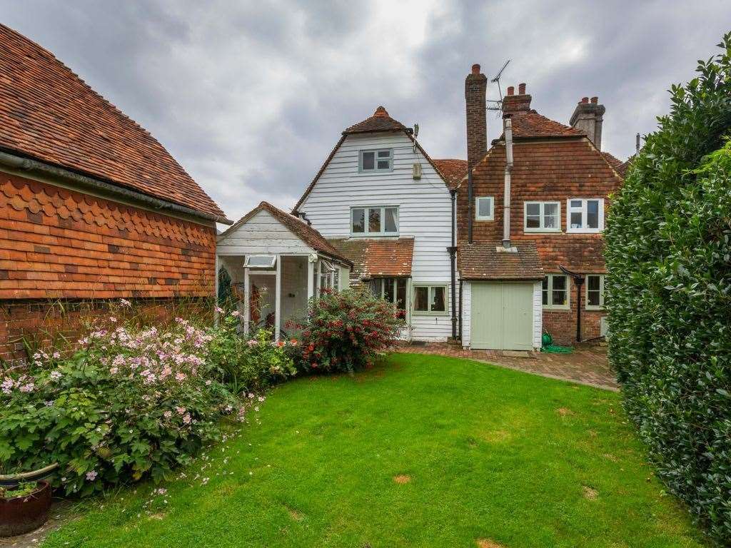 The cottage garden at the back of the Church Road house. Photo: Jennifer Kitchen