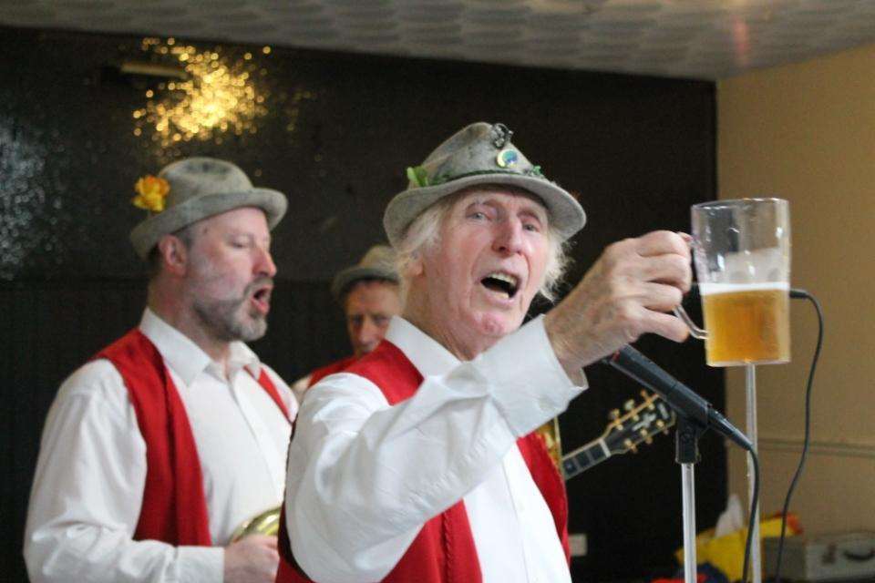 10 kegs of German lager were supped at the Oktoberfest