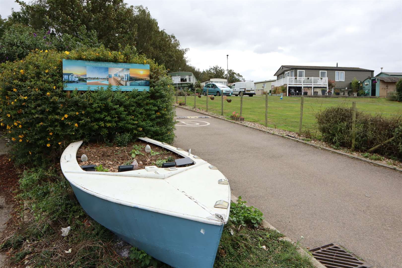 Entrance to Hollybush Park, Minster, Sheppey