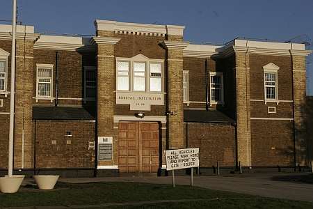 The entrance to Rochester Young Offenders Institution