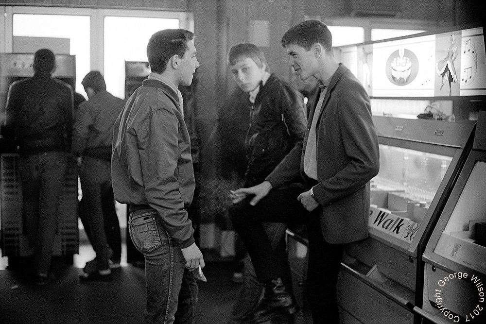 Teenagers smoking - and indoors - was not an uncommon sight in the 1980s. Copyright: George Wilson