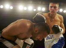 Adam Dingsdale at the Bluewater Boxing Show