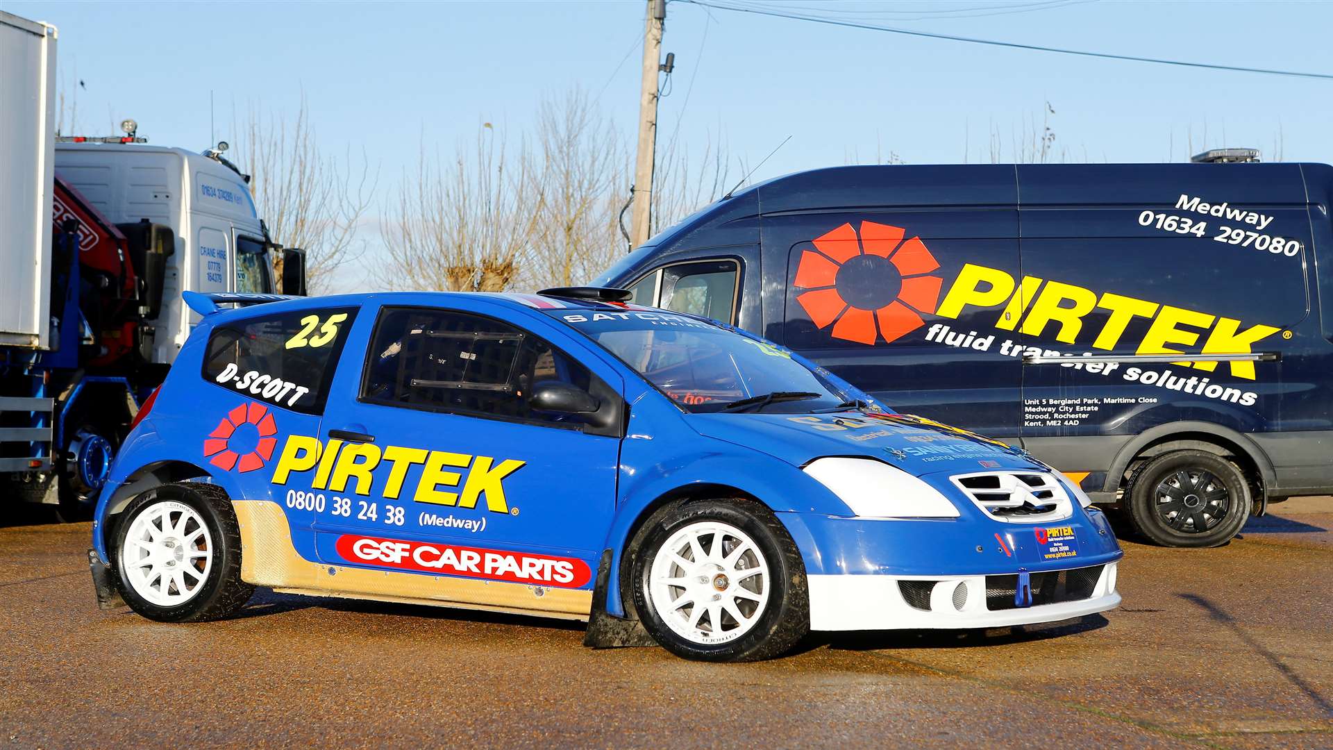 Scott's Citroen is backed by Pirtek Medway. Picture: Matt Bristow