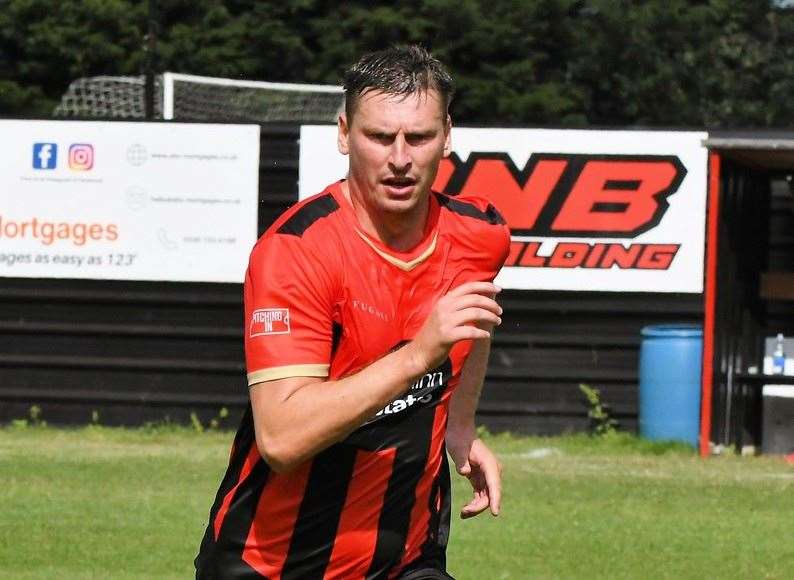 Defender Jake Goodman - has left Folkestone. Picture: Marc Richards