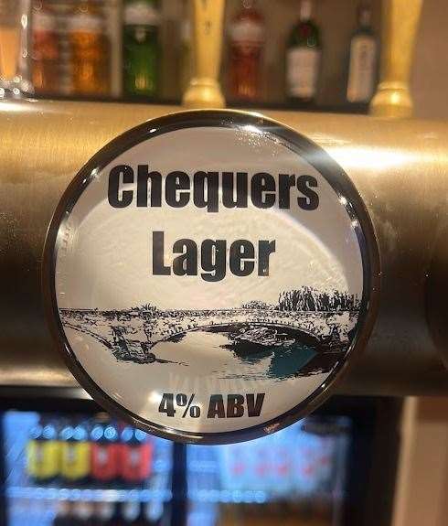 Just one of the options drinkers will find at The Chequers in Aylesford. Picture: Lee Dubois