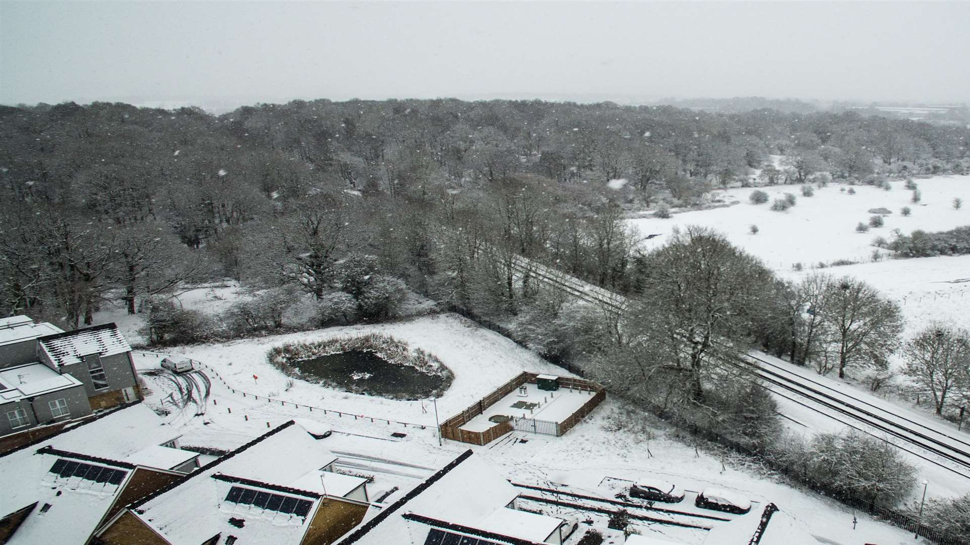 Ashford from the air. Picture: Skyreel