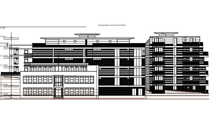 The planned replacement of Club Karma in Dover, June 2020 artist's impression and view from the south. Picture Holbrook Griffith Development Ltd