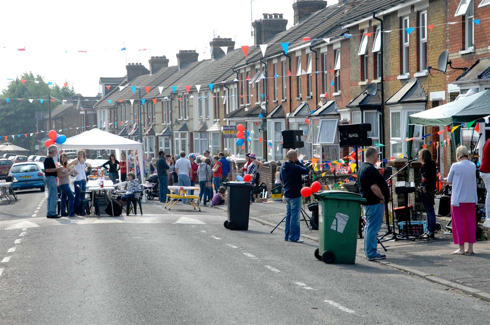 Campbell Road Royal Wedding Street Party, Maidstone. Picture: Matthew Walker