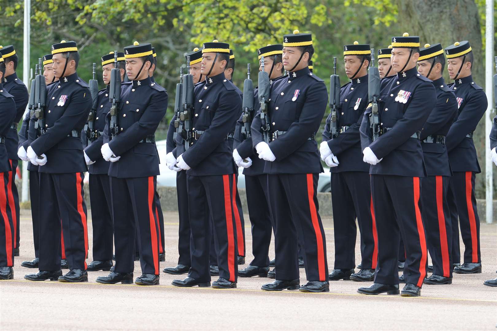 Gurkha units from Maidstone and Folkestone